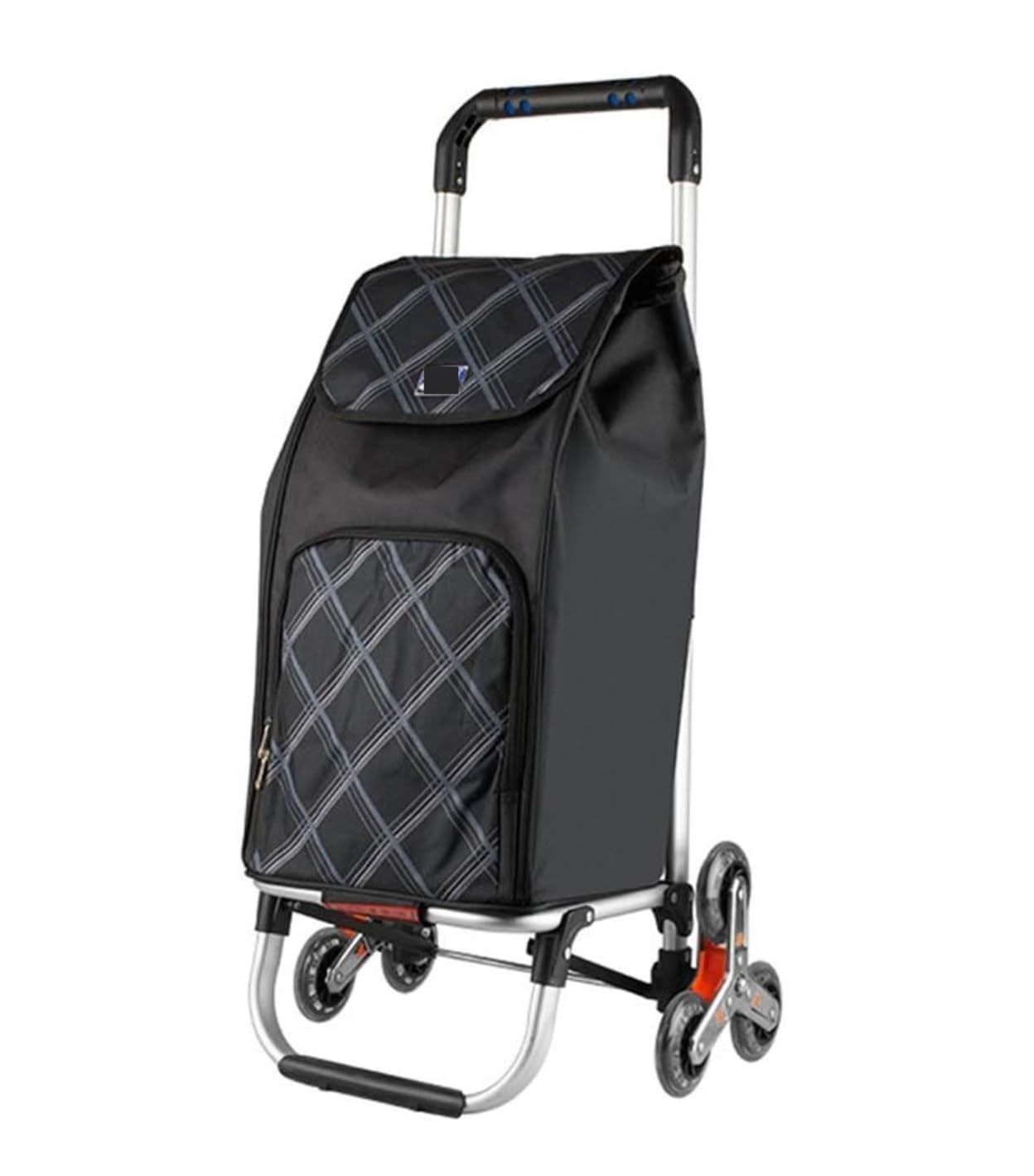 Einkaufstrolley Trolley Einkaufswagen, Einkaufswagen Für Lebensmittel, Wäscherei, Werkzeugwagen, Riemenscheibe, Abnehmbare Canvas-Tasche, Tragbarer, Zusammenklappbarer Einkaufswagen Einkaufstasche mit