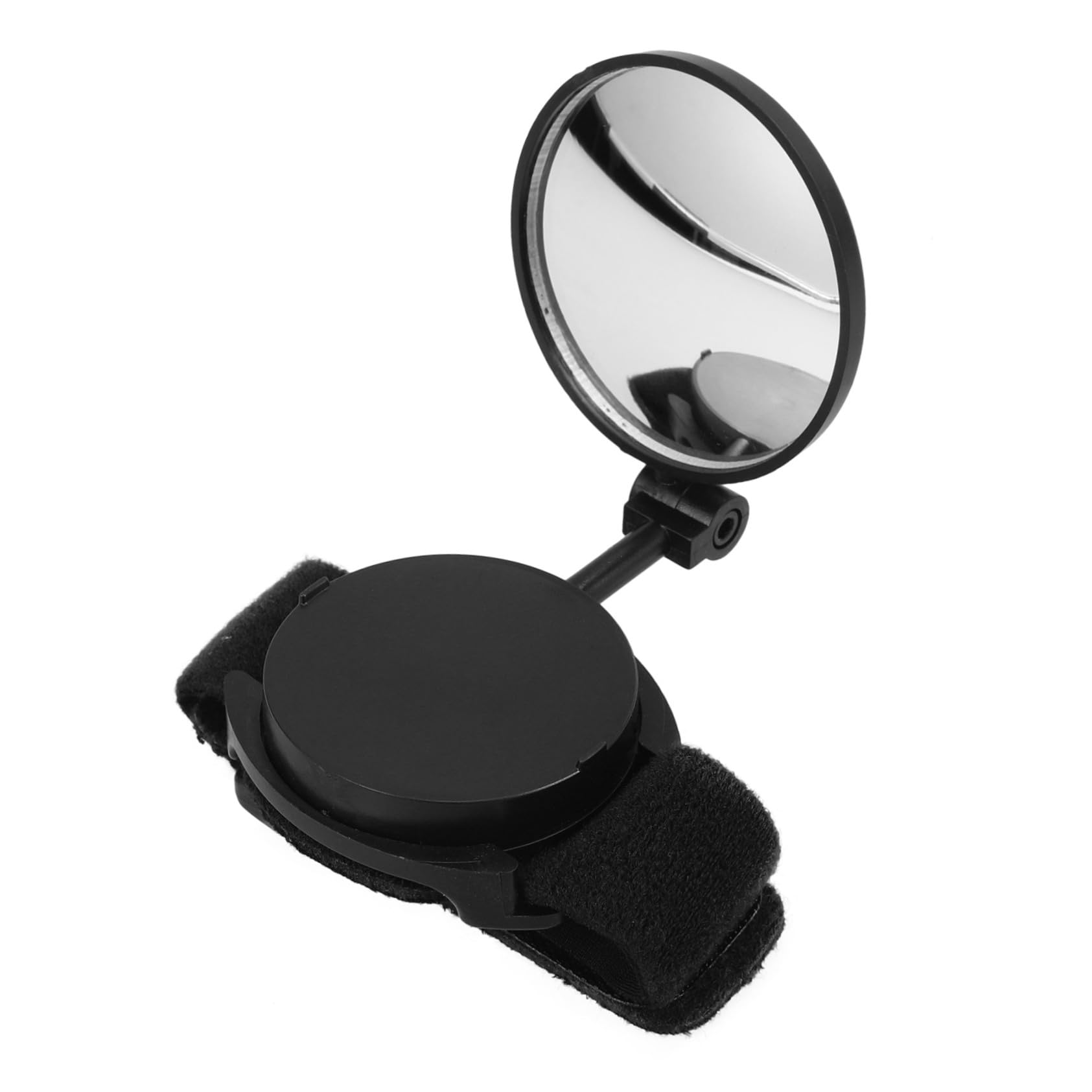 5 Pièces miroir de vélo vue arrière rétroviseurs rotatifs de cyclisme miroir de casque cycle rétroviseur de poignet de bras pour vélo miroir tournant de cyclisme plastique Black
