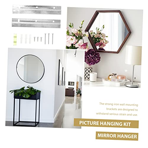 Image of 1Set French Cleat Picture Hanging Kit Durable Interlocking Wall Hangers for Secure Mounting Premium Metal Hardware for Frames Mirrors Artwork