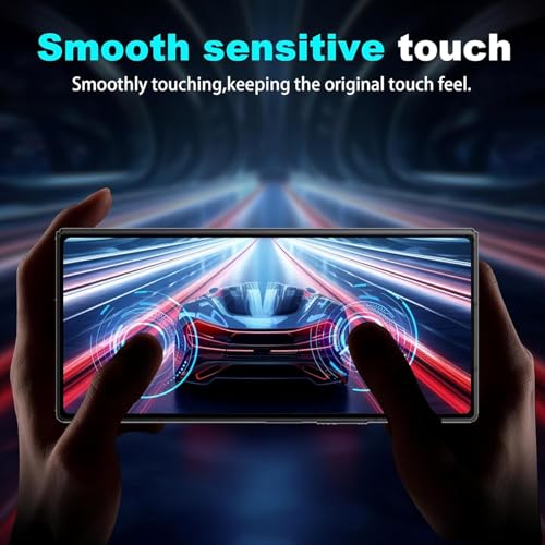 Image of Premium Grade Privacy Tempered Glass Screen Protector Guard Compatible for Samsung Z Fold 7 5G (8 Inch, Pack of 2) Full Edge to Edge Coverage Anti-Spy /Anti-Peeping 9H Hardness