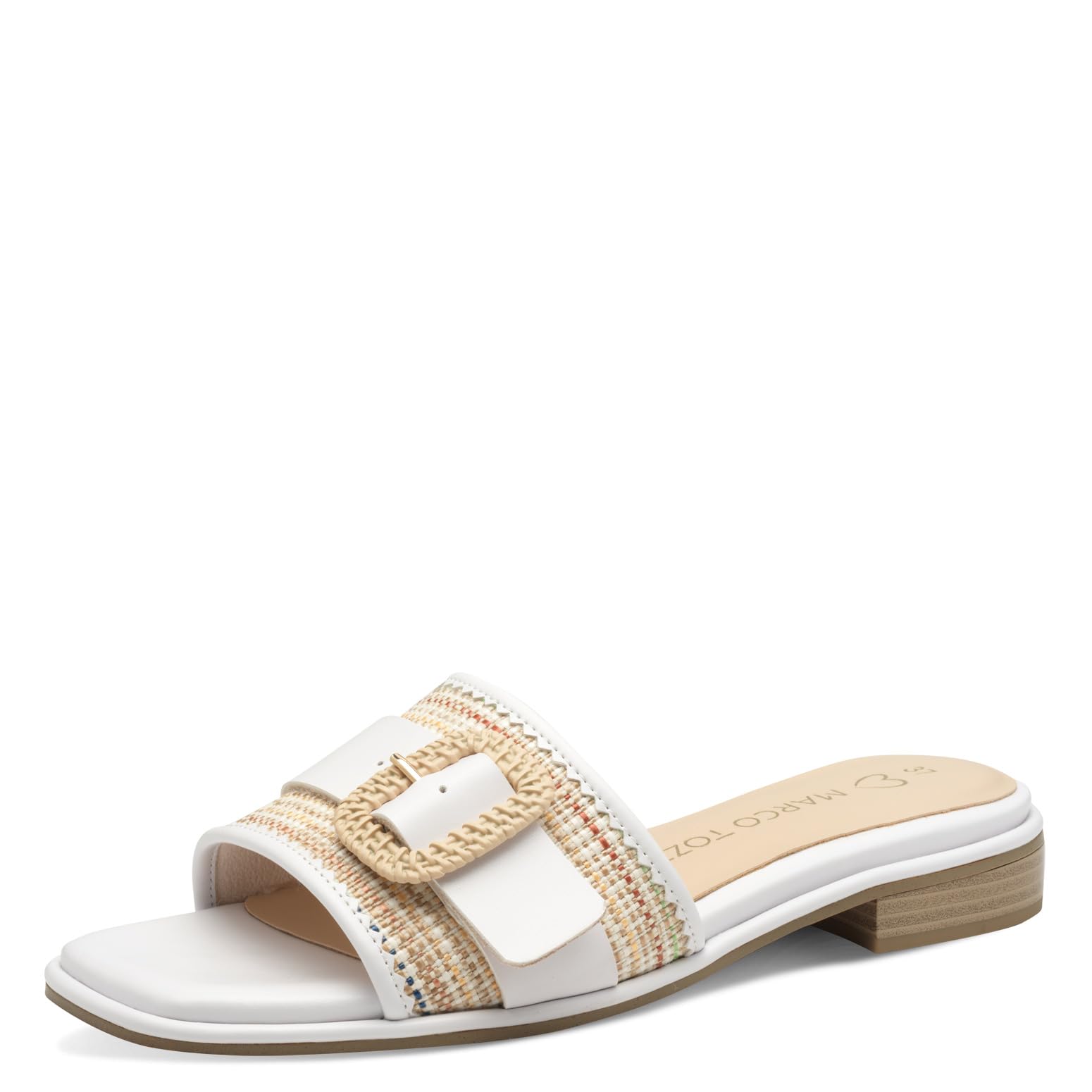 MARCO TOZZI Women's 2-27100-44 Sandals, White, 7 UK