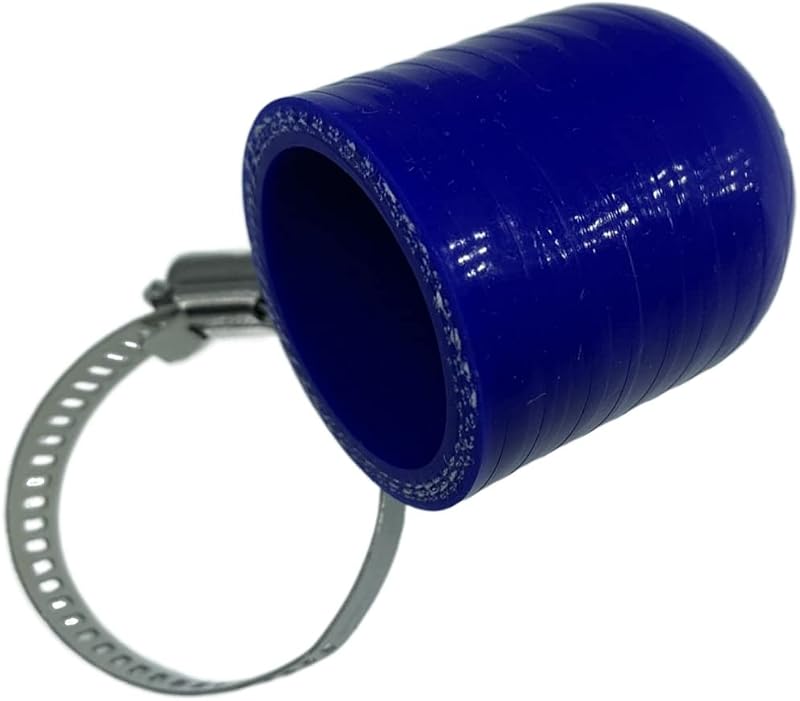 Tampa de Silicone Reforçado para Líquido de Arrefecimento bekelan Azul 32 mm com Abraçadeira – 1 unidade