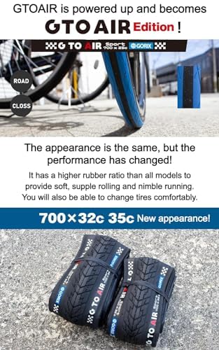 Image of GORIX Road Bike Tire 700x23C 25c 28C 32c 35c Cycling Bicycle (Gtoair)