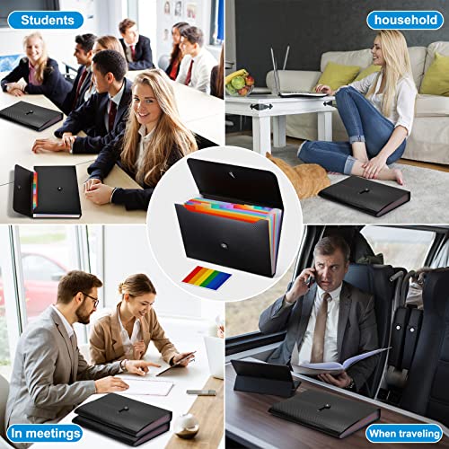 Expanding-File-Folder-2Pack-13-Pocket-Accordion-File-Holder-Organizer-Letter-Size-Document-Receipt-Organizer-Accordian-Filing-Folder-for-Classroom-Home-Office-and-Travel-Black-and-Pink Expanding-File-Folder-2Pack-13-Pocket-Accordion-File-Holder-Organizer-Letter-Size-Document-Receipt-Organizer-Accordian-Filing-Folder-for-Classroom-Home-Office-and-Travel-Black-and-Pink