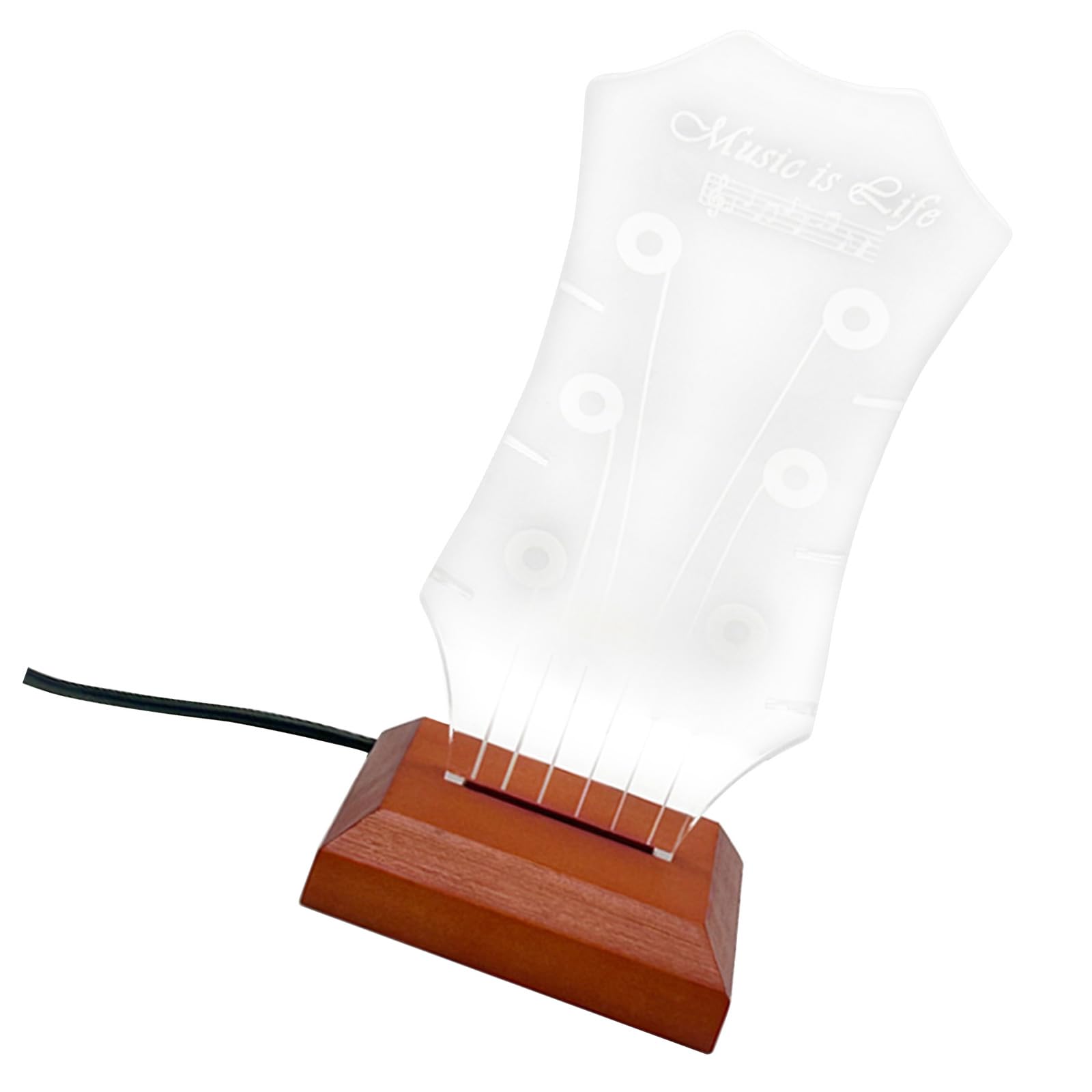 Mekalero Guitar Pick Display 7 Colors Light Up Guitar Pick Stand Electric Holder with Base for Picks Storage Display Stand