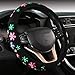AUTOJING Embroidery Cute Mini Flowers Steering Covers-Universal Steering Wheel Covers (FXP-HUA02)