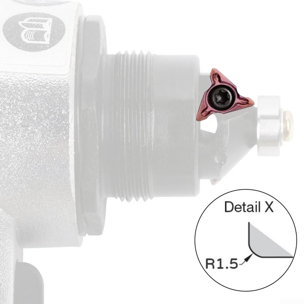 Wendeschneidplatten für pneumatische Mini-Anfasmaschinen, R-Winkeleinsätze Lager