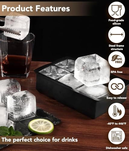 Bandejas de Cubitos de Hielo de Silicona con Tapa miniatura 6
