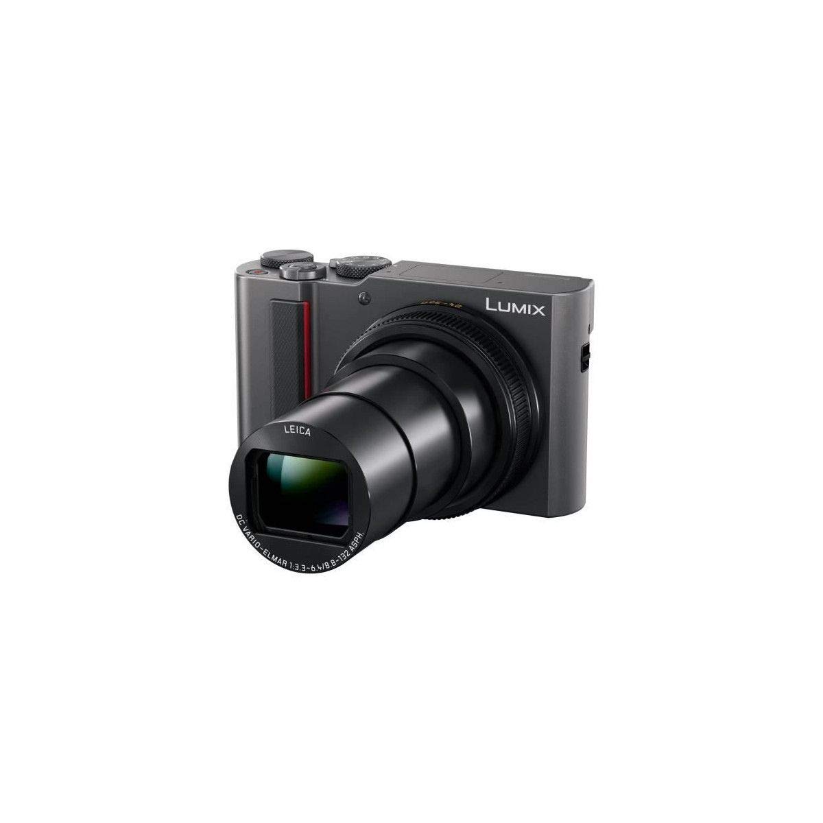 Panasonic Lumix TZ200 | Kompaktkamera Expert Silber – Französische