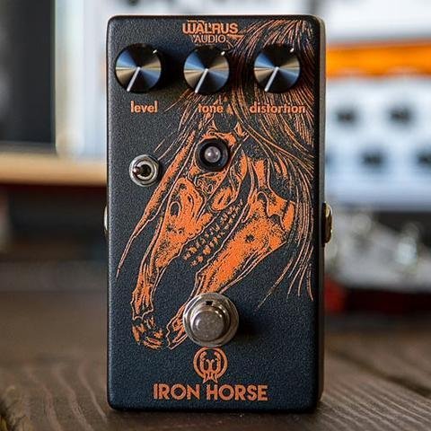Walrus Audio Iron Horse LM308 Distortion V2 Effects Pedal Limited Edition Halloween Skull