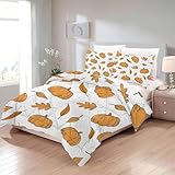 Contenuto - Piumino letto Singolo 1 piumino 160x245 cm e 2 federa 50x80 cm (senza cuscino), piumino è leggero, soffice e moderatamente caldo, il vostro compagno ideale per ogni stagione, per un comfort continuo giorno e notte