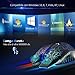 immagine 1VersionTECH. Mouse da Gaming con Cavo, sensore Ottico Fino a 2400 DPI, 6 Tasti e Illuminazione a LED con 7 Colori