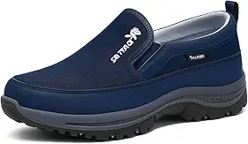 Tênis Casual Masculino para Trilha, Couro Premium, Cano Baixo, Solado Outdoor, Confortável, Estilo Oxford, Todas as Estações