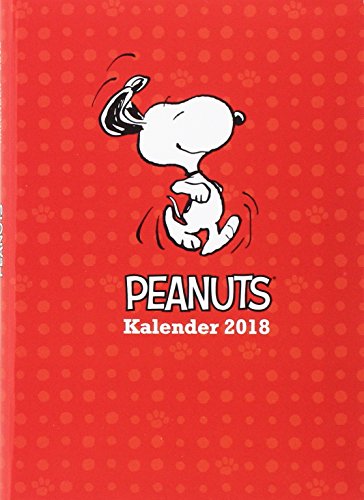 Peanuts 17-Monats-Kalenderbuch A6 - 2018: Von