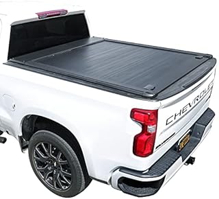 Syneticusa Retractable Hard Tonneau Cover Fits 2014-2023 Chevy Silverado/GMC Sierra 1500 5'8