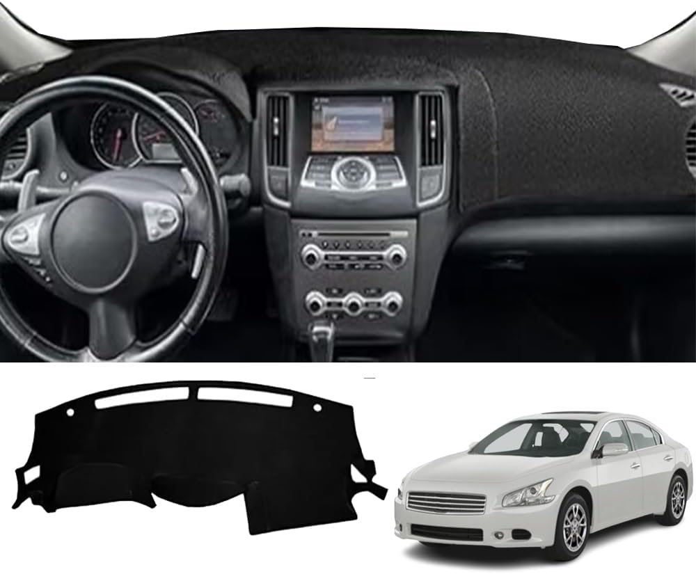 Kakash Dashboard Cover for Nissan Maxima (2009–2015) – PU Leather Dash Mat