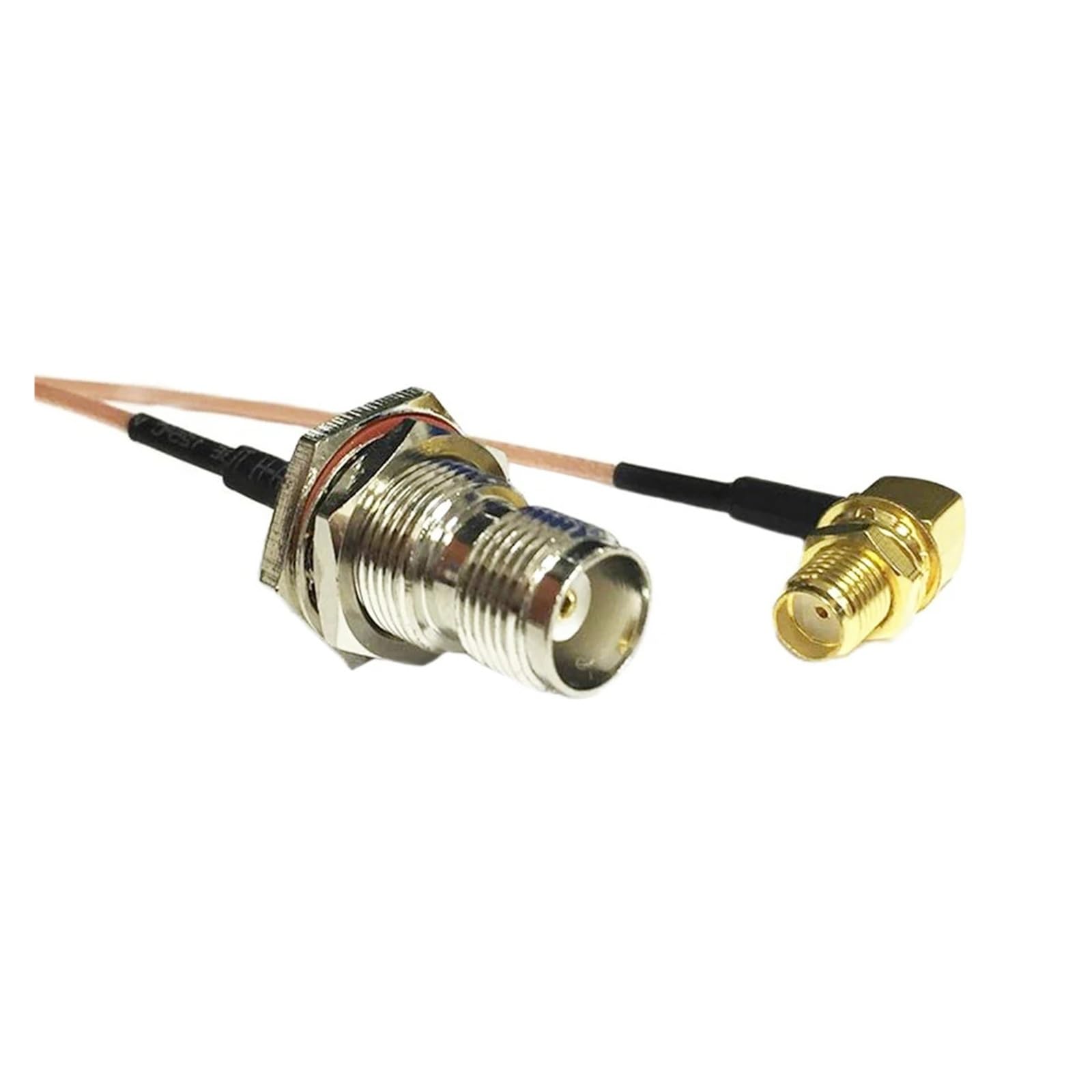 Cable flexible TNC de 50cm con conector RG178 de ángulo recto diseñado para alta precisión 4