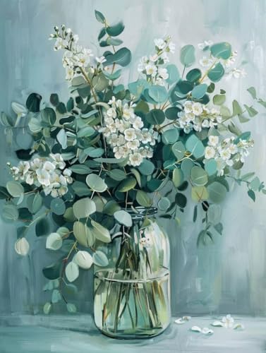 Peinture diamant adulte fleurs pour vos soirées détente | Broderie diamant 5D salon cosy