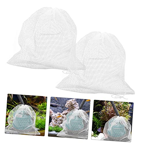 Bolsas filtro de malla para bomba de agua para acuario 2 piezas miniatura 6