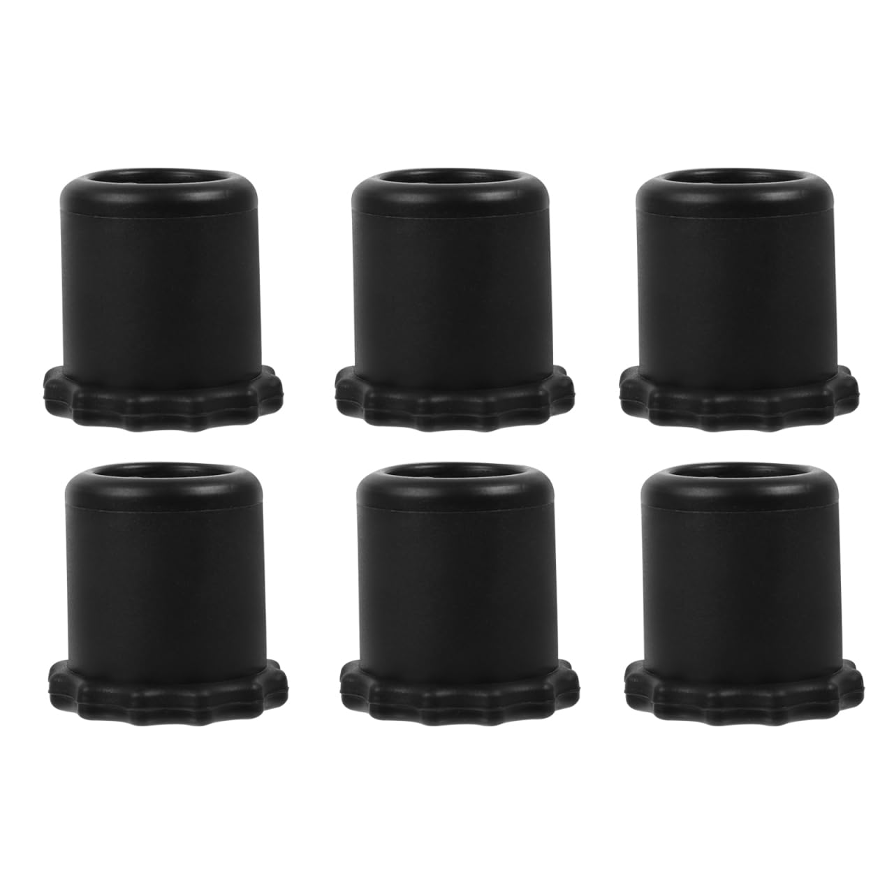 Vaguelly Silicone Microphone Bottom Rod Sleeve 6Pcs Non-Slip Anti Rolling Cover Handheld Mic Holder for Studio Bars Stages Ktv
