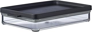 Mepal Meat Fridge Storage Containers - Container with Lid for Meat - Fridge Container for Kitchen Storage & Organization - Dishwasher-safe - 500 ml - Black