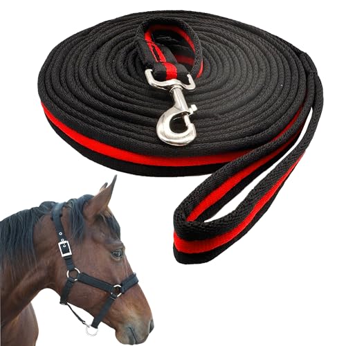 Kabahorze Lunge Line for Horse, Premium Equine Lunge Line with Swivel Bolt Snap for Accurate Equestrian Training, Competition, and Daily Use, 26 ft (8 Meters)