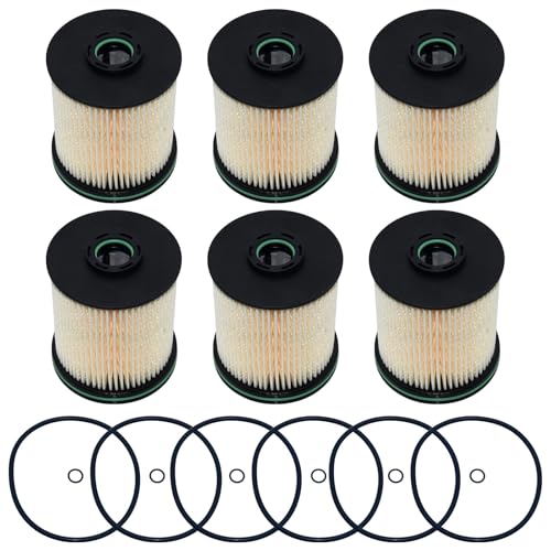 6PCS TP1015 Fuel Filter for 6.6L Duramax Diesel 2017-2025 Chevy Silverado