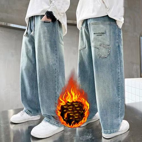 Jeans taper fit stretch pour garçon le style ajusté et large