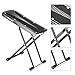 Neewer Extra Sturdy Guitar Foot Rest Made of Solid Iron, Provides Six Easily Adjusted Height Positions, Excellent Stability with Rubber End Caps and Non-Slip Rubber Pad