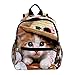 Produktbild Rucksack Netter Kätzchenhut Kinderrucksack Schultasche Wasserdicht für Kindergarten Vorschule Alter 3-8 Jahre alt 25.4x10x30CM