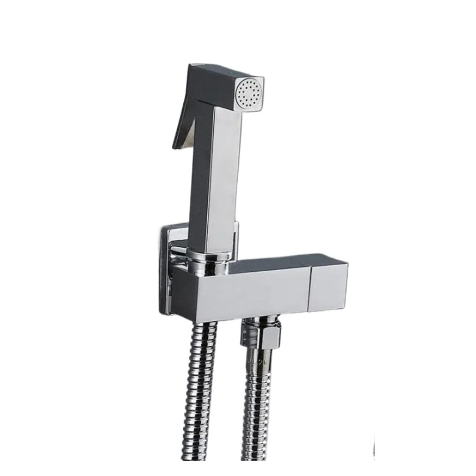 Bvhisehp Light Green Brass Chrome Bidet Spray Gun High Pressure Toilet Flusher Spray Faucet Set(Light Green)