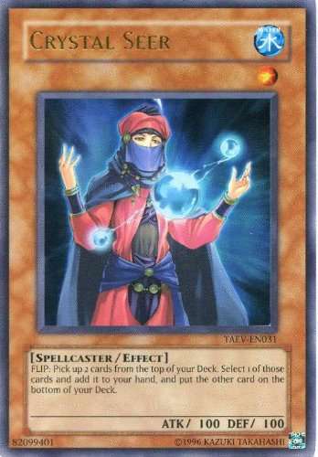 Amazon.com: Yu-Gi-Oh! - Crystal Seer (TAEV-EN031) - Tactical