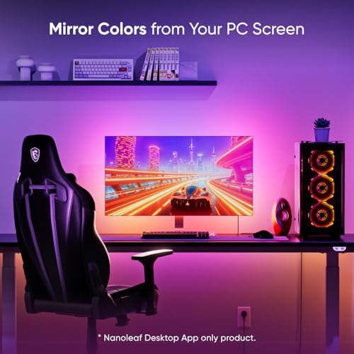 Tira LED Nanoleaf PC Screen Mirror RGB 2.5M miniatura 3