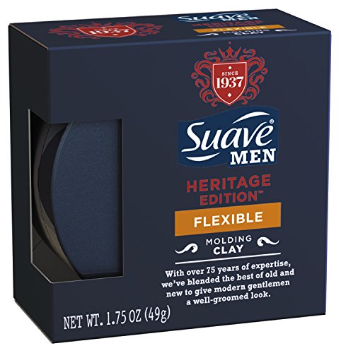 Suave Flexible Molding Clay Foam for Men, Heritage Edition, 1.75 Ounce
