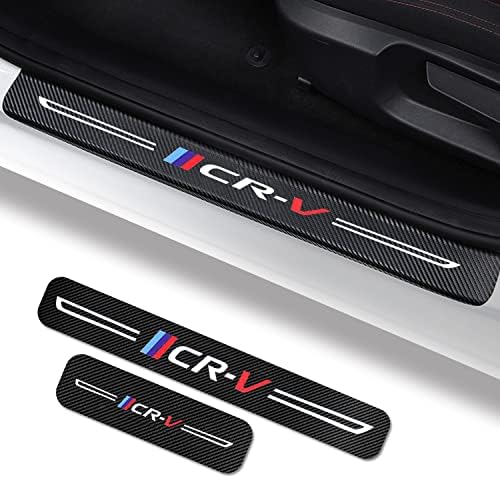 Cubiertas Protectoras De Umbral De Puerta Para Ford F150 SVT Raptor – Fibra Carbono Roja Mate (4 Piezas)