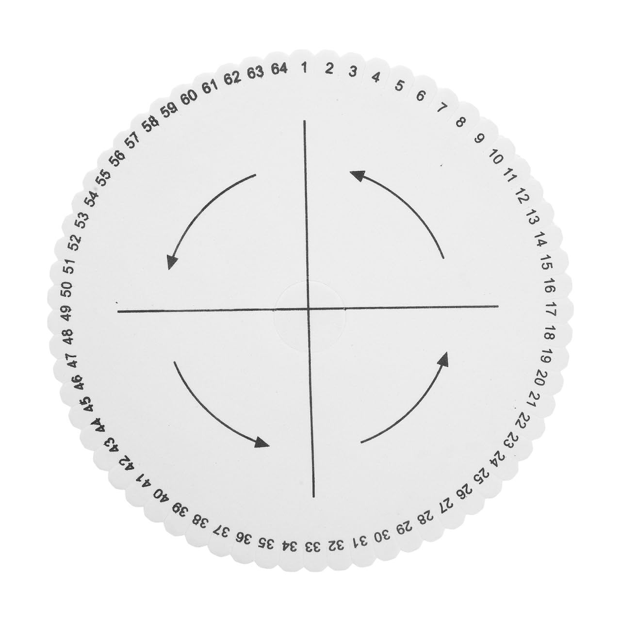STOBOK Braiding Disk for Bracelet Making 64 Slot Thick Kumihimo Board Ideal for + Strands Round Beading Boards for DIY Jewelry and Bracelet Crafting