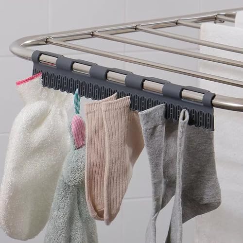 Zonoori 2 Stück Sockenhalter Wäscheständer, Sockenaufhänger Wäscheständer, Socken aufhänger für Wäscheständer