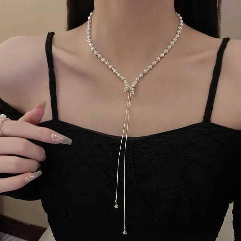 Image of Fashion Jewellery Elegant Wear Chain Pendant Necklace, Stylish Design
