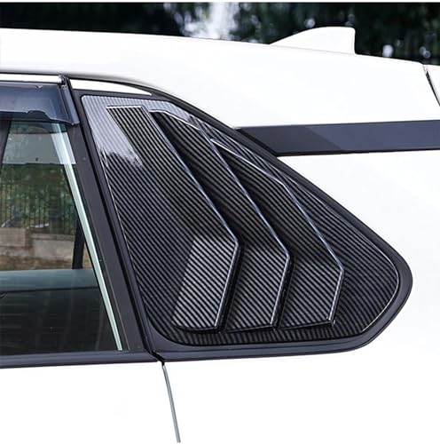 Persiennes de fenêtre latérale arrière de voiture pour Toyota RAV4 carbone