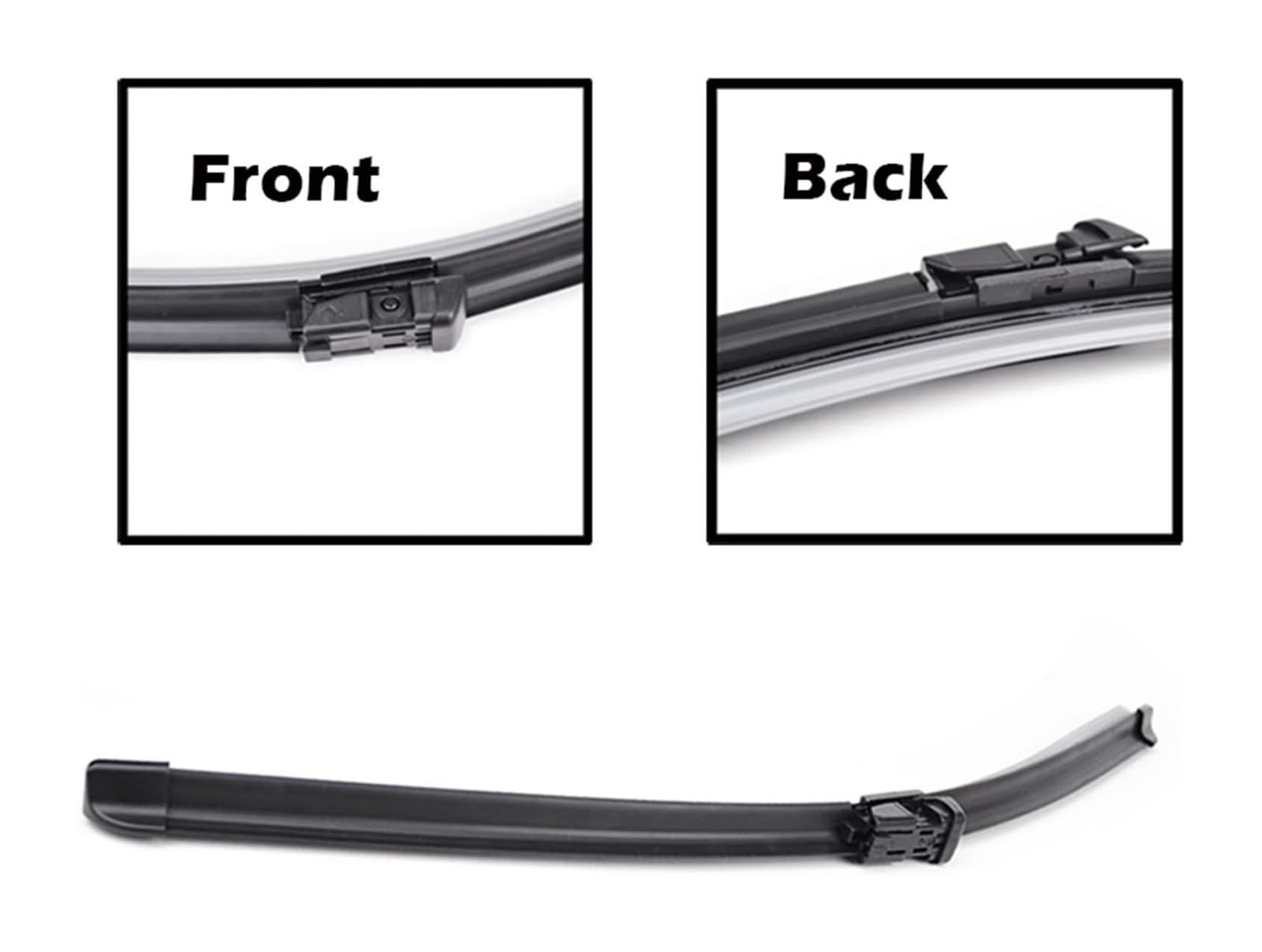 Para Yeti 2009-2017 Limpiaparabrisas Coche Juego Hojillas Delanteras Y Traseras Parabrisas Ventana Cepillos Lluvia 24 "+ 19" + 11" Escobilla Limpiaparabrisas Automóvil(Left Hand Drive)
