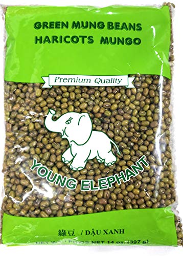 Younf Elefante de frijol mung verde (mungo) 14 oz