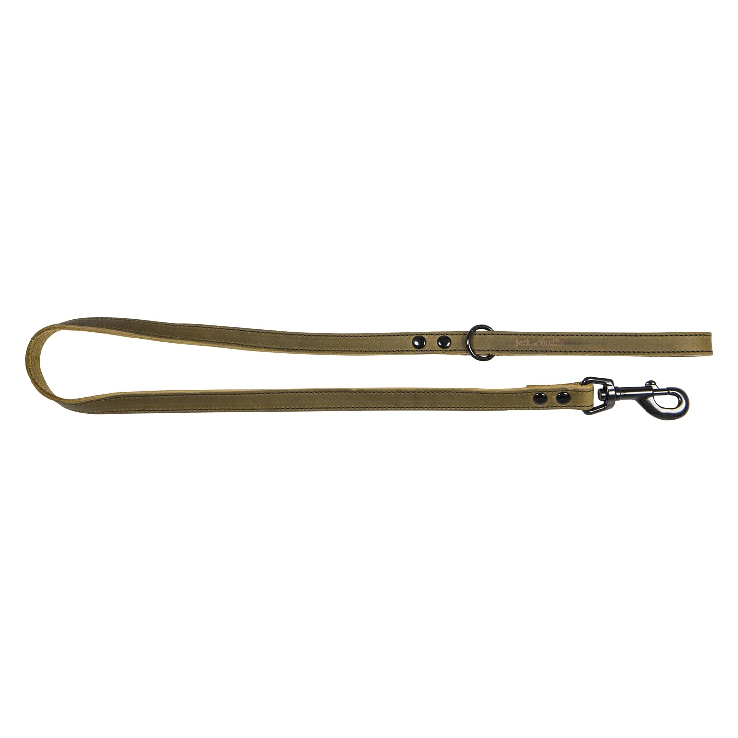 JACK AND VANILLA, Dog Lead, Black Label Model, Green, Size 16 mm x 100 cm