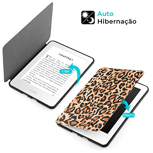 Capa Kindle Paperwhite 10a geração (2019) WB - Ultra Leve à Prova D'aguá Sensor Magnético Silicone