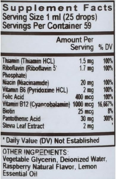 Sprouts B Complex Raspberry Liquid Drops - 2 fl oz