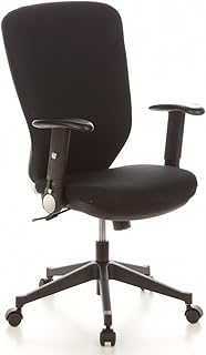 hjh OFFICE Traffic 30 Silla de Oficina, Tela, Negro, 48.0x58.0x117.0 cm