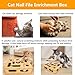 MUCAOL Interactive Wooden Cat Scratch Puzzle Enrichment Box,Cat Toys for Indoor Cats, Features Built in Sandpaper to Help Trim Claws During Play. (Burlywood Color)