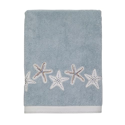 Avanti Linens - Bath Towel, Soft & Absorbent Cotton Towel (Sequin Shell Collection)-Multicolor