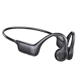 Bone Conduction Headphones Bluetooth 5.4, Open Ear Wireless Headphones with Mic, 22g Ultra-Light Titanium Frame, 10H Playtime, IPX5 Waterproof Sport Earbuds for Running, Cycling, Fitness