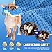 ROSAUI Hundespielzeug, Hundespielzeug für große Welpen und kleine bis mittelgroße Hunde, Kuscheltier für Hunde, Quietschendes Spielzeug mit Knisterpapier, Plüschspielzeug für Hundegeschenke