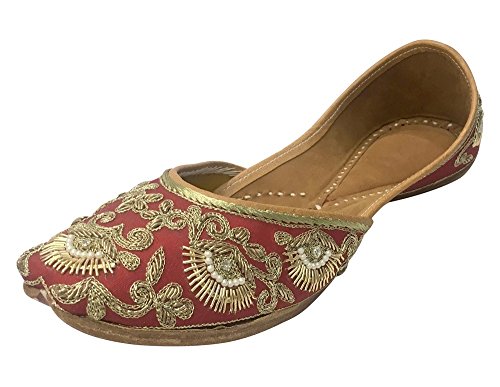 Step n Style Beaded Sandals Ethnic Sandal Khussa Shoes Punjabi Jutti Mojari Jooti